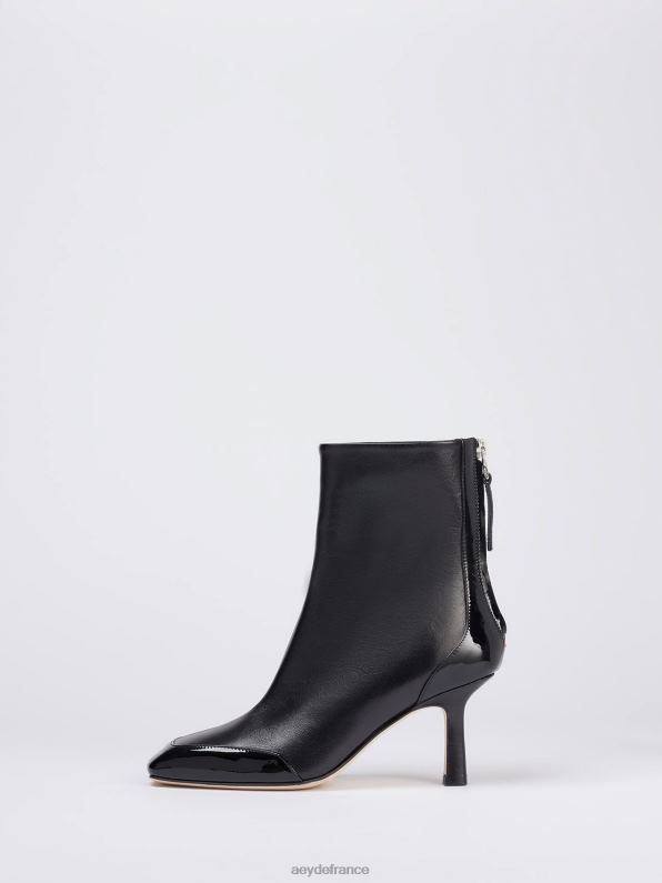 Aeyde lis nappa noir/verni R4DZ2269 chaussure