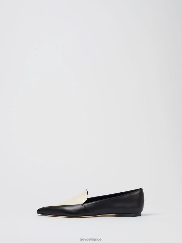 Aeyde marthe nappa noir/crème R4DZ2212 chaussure