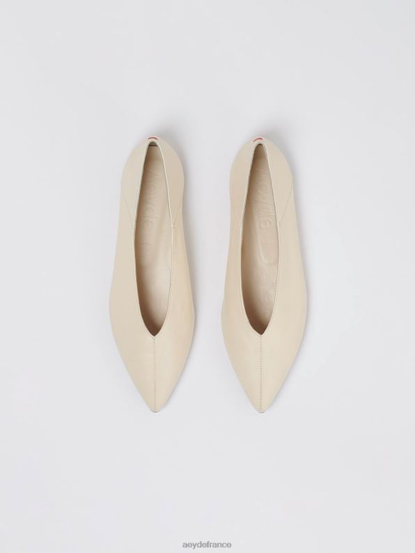 Aeyde moa nappa crémeux R4DZ2215 chaussure