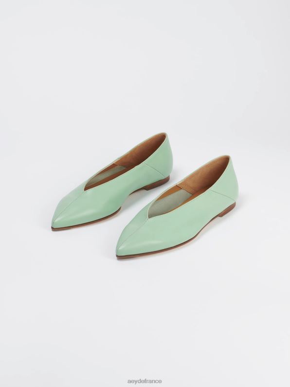 Aeyde moa nappa à la menthe R4DZ2221 chaussure