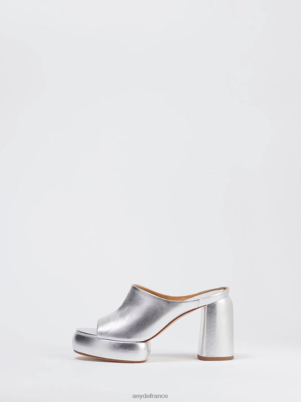Aeyde ornelle nappa argenté R4DZ2171 chaussure