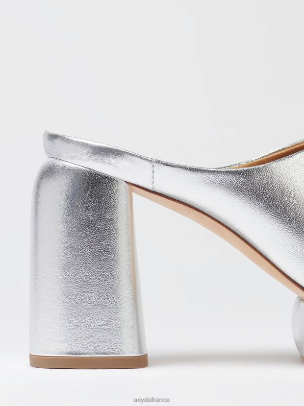 Aeyde ornelle nappa argenté R4DZ2171 chaussure
