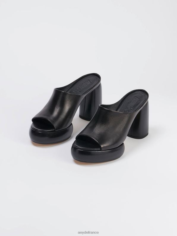 Aeyde ornelle nappa noir R4DZ2170 chaussure