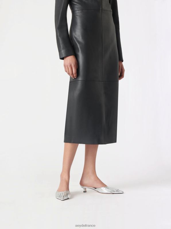 Aeyde tania nappa argenté R4DZ2100 chaussure