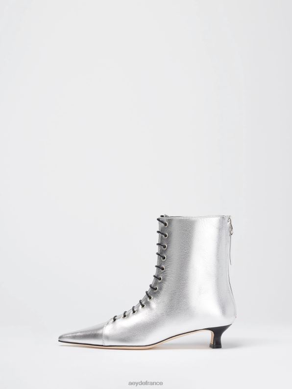 Aeyde trixi nappa argenté R4DZ2106 chaussure