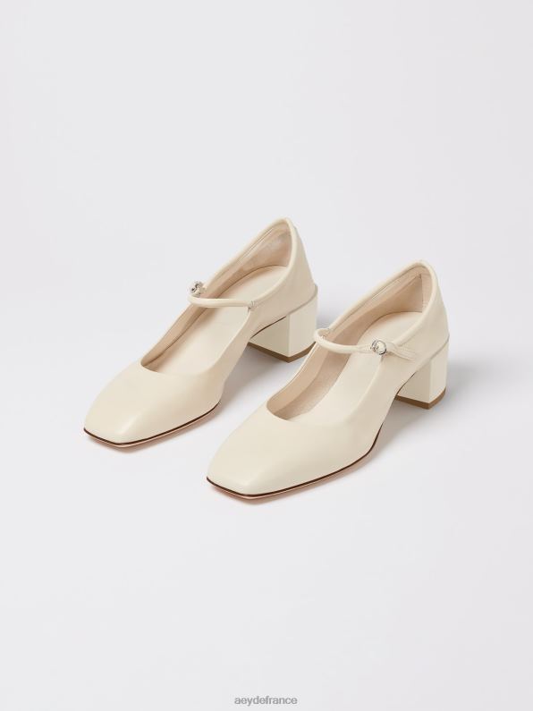 Aeyde une ligne nappa crémeux R4DZ2205 chaussure