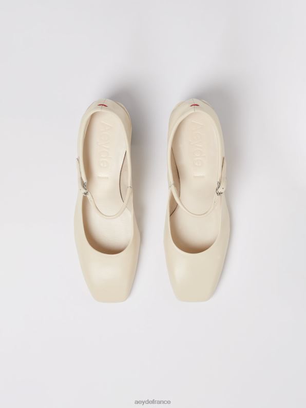 Aeyde une ligne nappa crémeux R4DZ2205 chaussure
