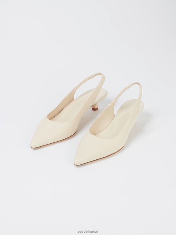 Aeyde valérie nappa crémeux R4DZ2229 chaussure