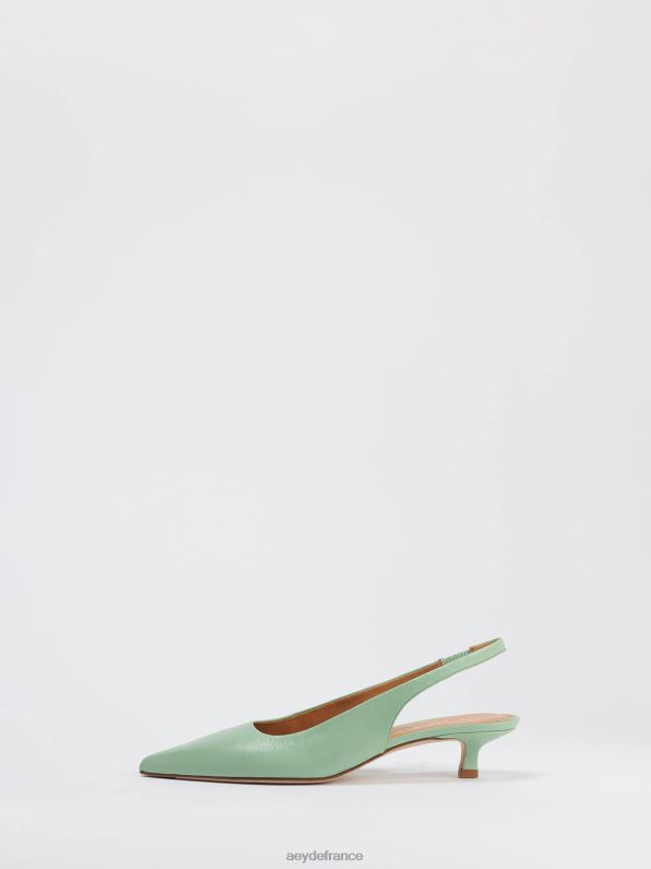 Aeyde valérie nappa à la menthe R4DZ2231 chaussure