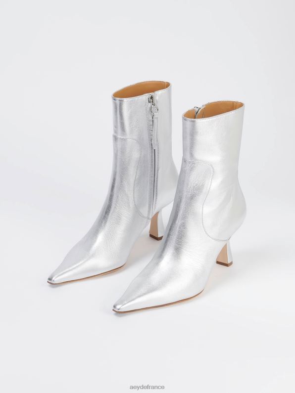 Aeyde zuri nappa argenté R4DZ256 chaussure