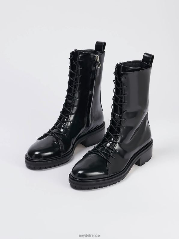 Aeyde est un poli noir R4DZ26 chaussure