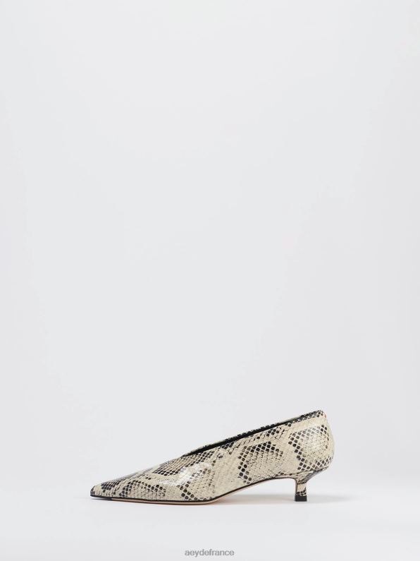 Aeyde Claire serpent crémeux R4DZ2224 chaussure