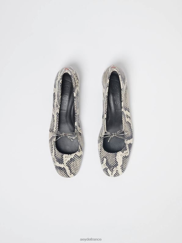 Aeyde Daria serpent crémeux R4DZ2155 chaussure