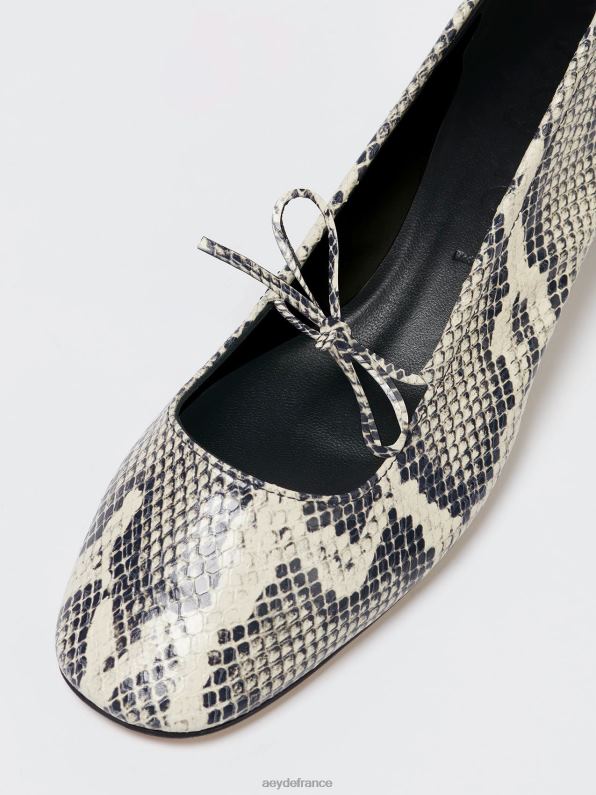 Aeyde Daria serpent crémeux R4DZ2155 chaussure