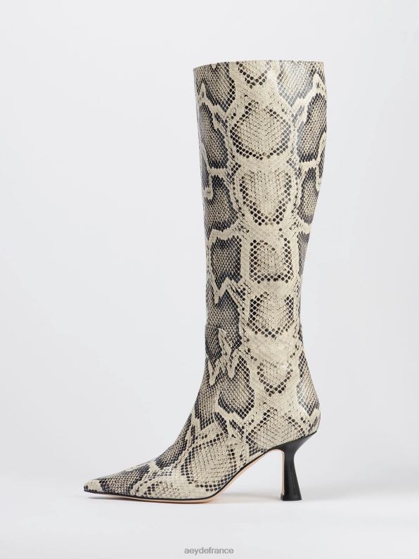 Aeyde Esmé serpent crémeux R4DZ259 chaussure