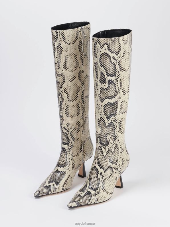 Aeyde Esmé serpent crémeux R4DZ259 chaussure