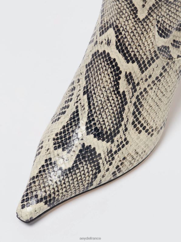 Aeyde Esmé serpent crémeux R4DZ259 chaussure