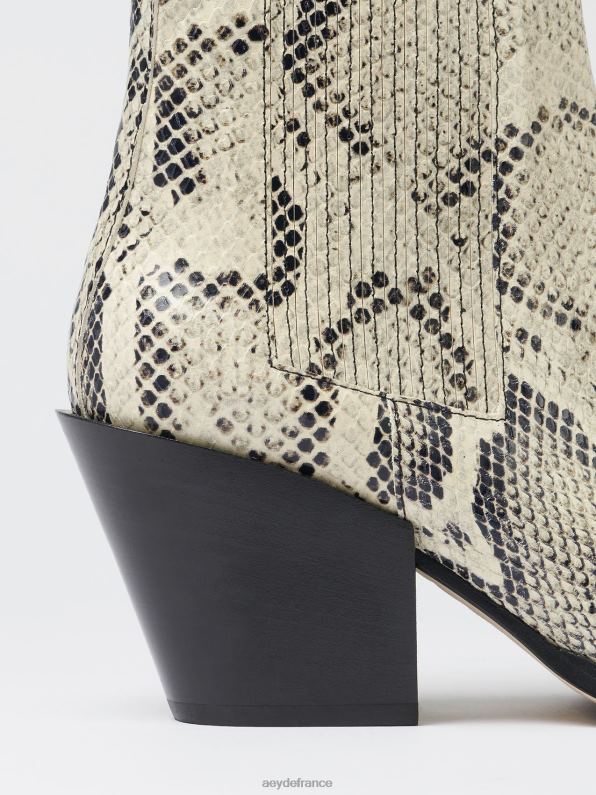 Aeyde Kate serpent crémeux R4DZ241 chaussure