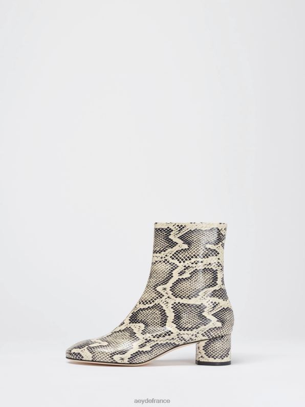 Aeyde allégra serpent crémeux R4DZ268 chaussure