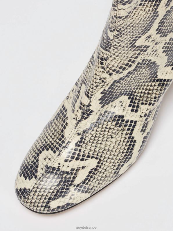 Aeyde allégra serpent crémeux R4DZ268 chaussure