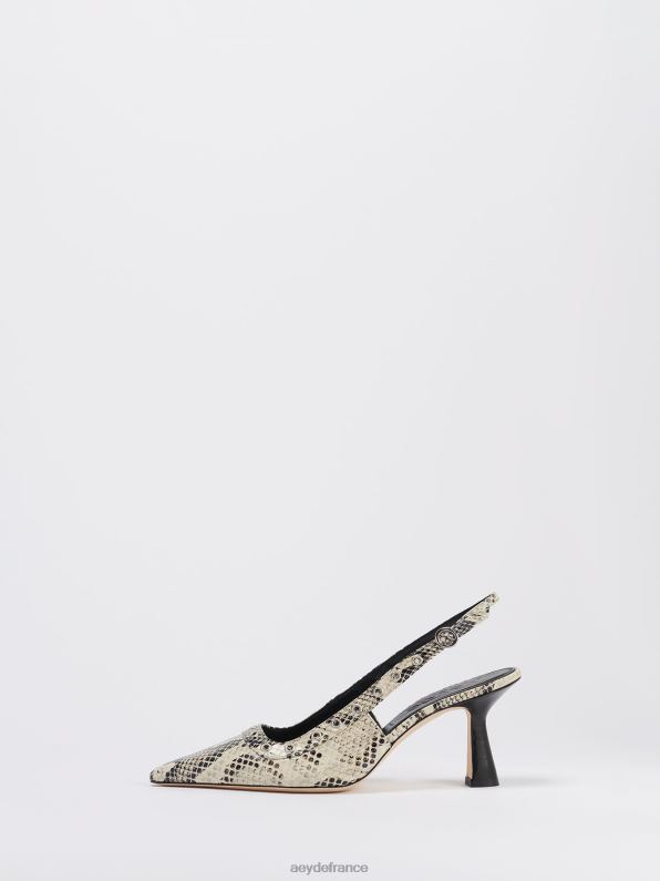 Aeyde isotte serpent crémeux R4DZ2102 chaussure