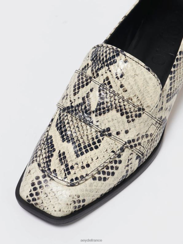 Aeyde julie serpent crémeux R4DZ2182 chaussure