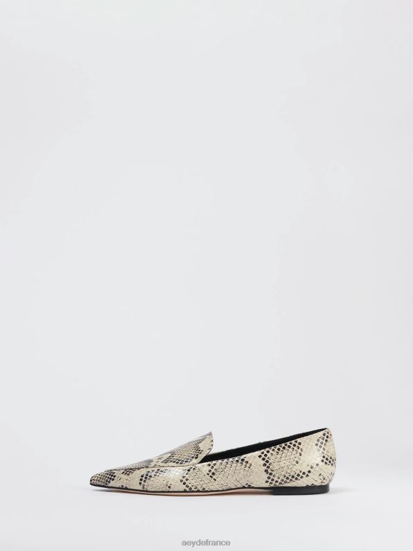 Aeyde marthe serpent crémeux R4DZ2213 chaussure