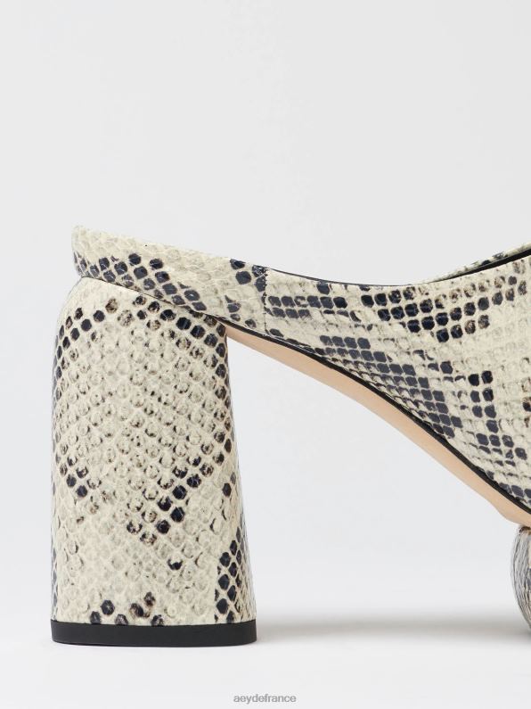 Aeyde ornelle serpent crémeux R4DZ2172 chaussure