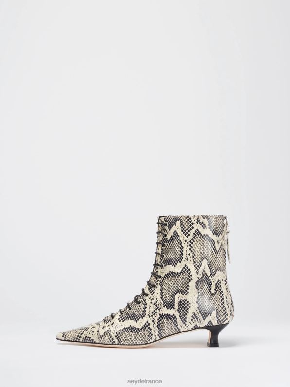 Aeyde trixi serpent crémeux R4DZ2105 chaussure