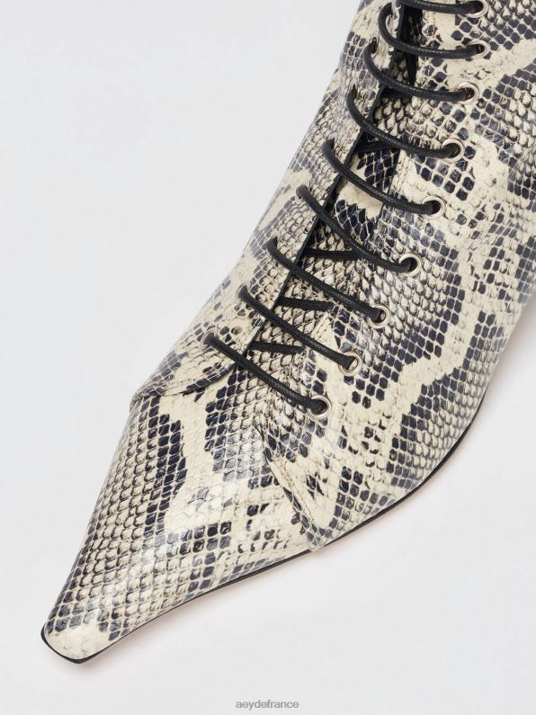 Aeyde trixi serpent crémeux R4DZ2105 chaussure