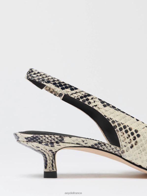 Aeyde valérie serpent crémeux R4DZ2230 chaussure