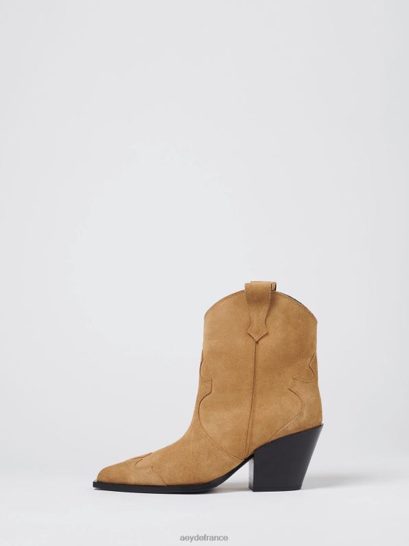 Aeyde Albi daim caramel R4DZ2265 chaussure