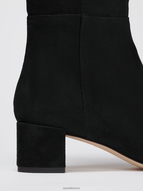 Aeyde Laura Suède noir R4DZ2119 chaussure