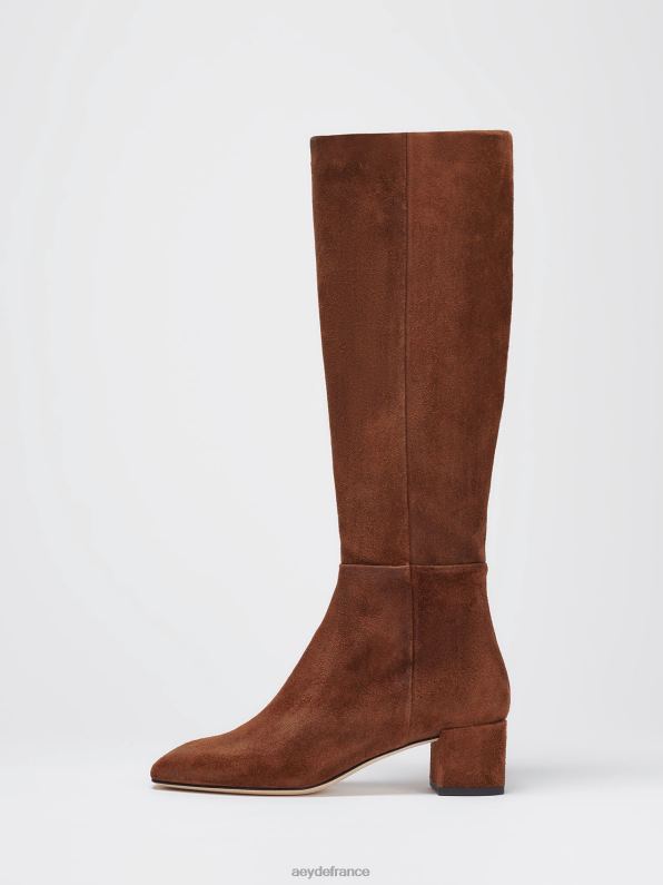 Aeyde Laura daim marron R4DZ2122 chaussure