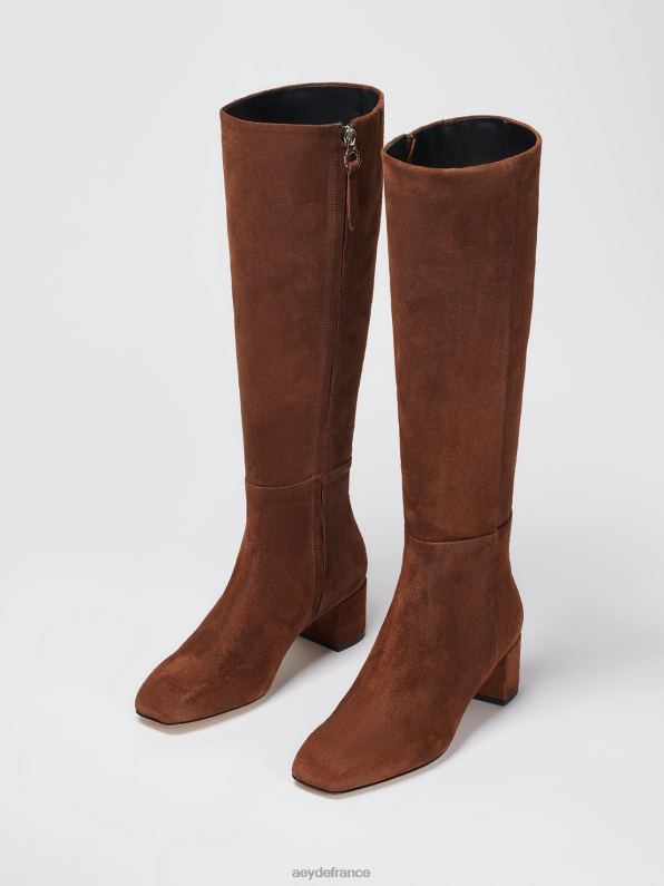 Aeyde Laura daim marron R4DZ2122 chaussure