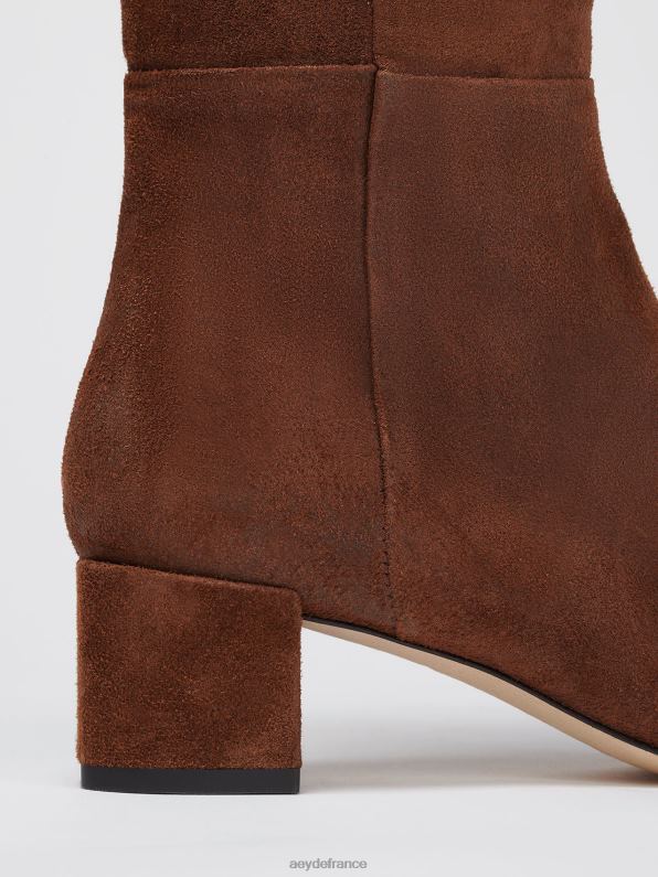 Aeyde Laura daim marron R4DZ2122 chaussure