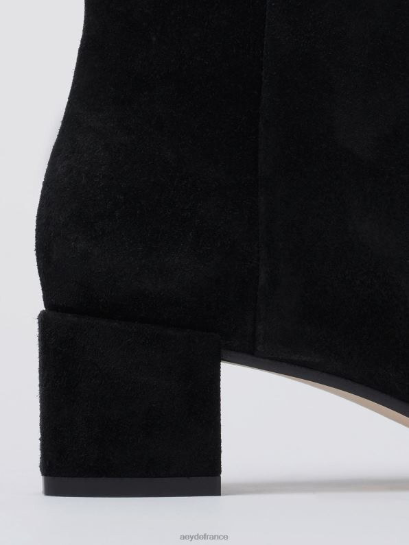 Aeyde Linn Suède noir R4DZ2115 chaussure
