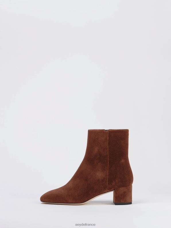 Aeyde Linn daim marron R4DZ2118 chaussure