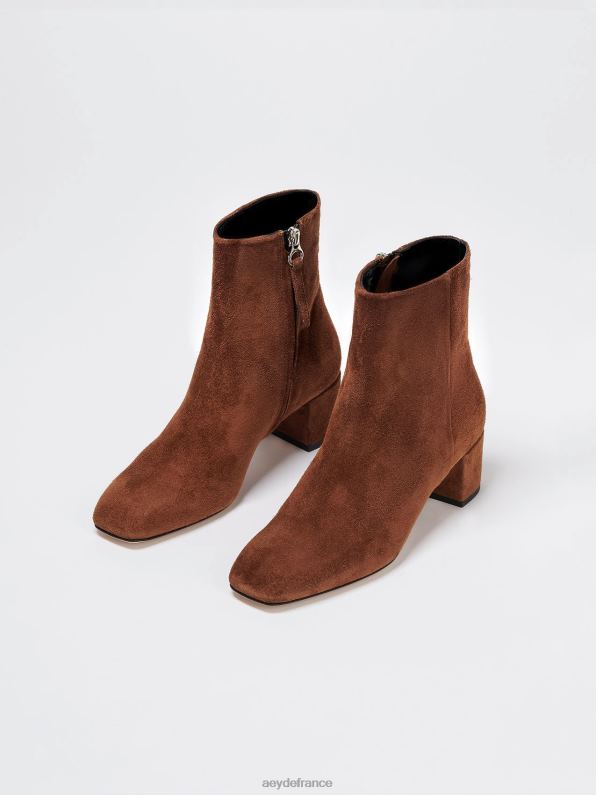 Aeyde Linn daim marron R4DZ2118 chaussure