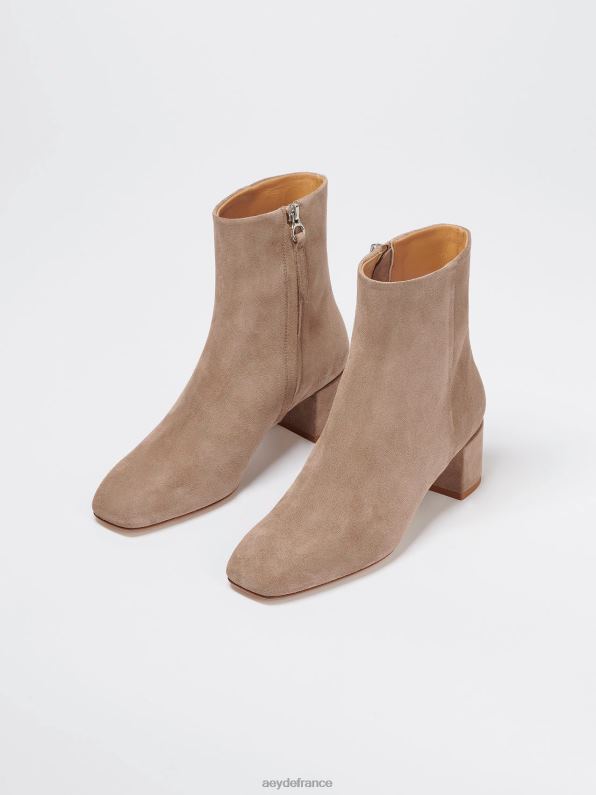 Aeyde Linn daim pierre R4DZ2117 chaussure