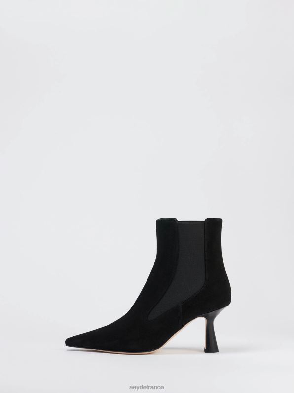 Aeyde Séléna Suède noir R4DZ2243 chaussure