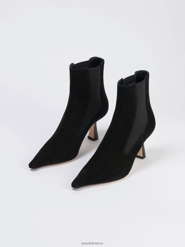 Aeyde Séléna Suède noir R4DZ2243 chaussure