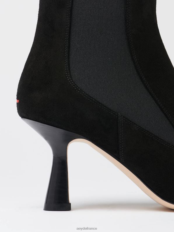 Aeyde Séléna Suède noir R4DZ2243 chaussure