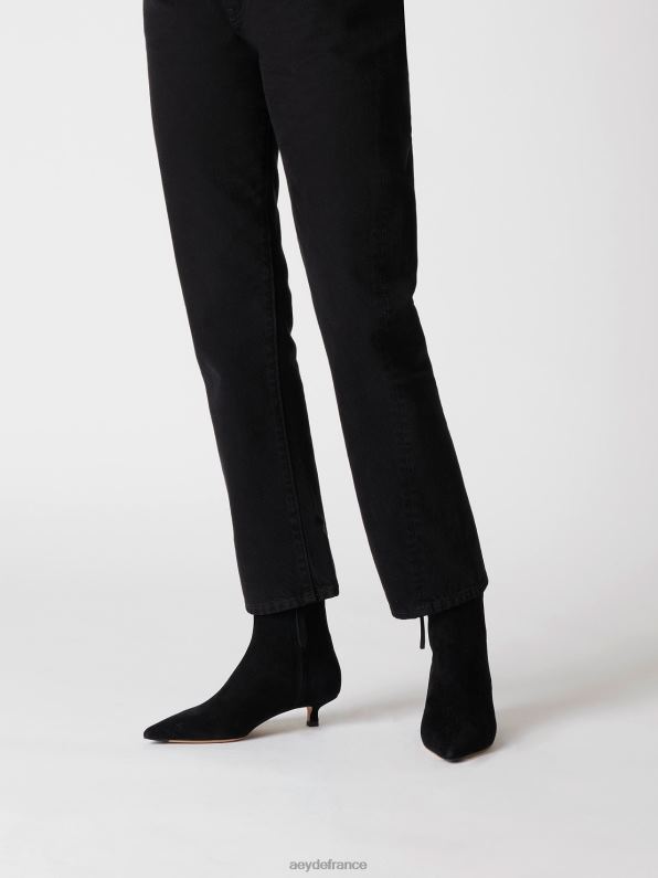 Aeyde Sophie Suède noir R4DZ2250 chaussure