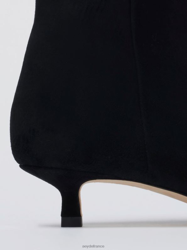 Aeyde Sophie Suède noir R4DZ2250 chaussure