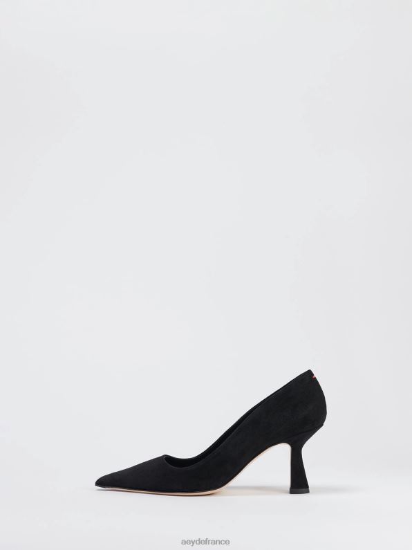 Aeyde Zandra Suède noir R4DZ2109 chaussure