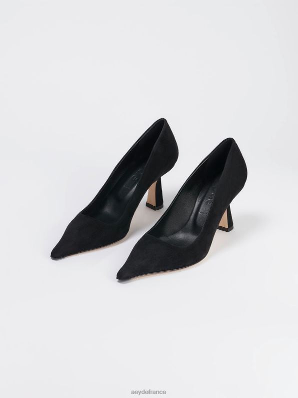 Aeyde Zandra Suède noir R4DZ2109 chaussure