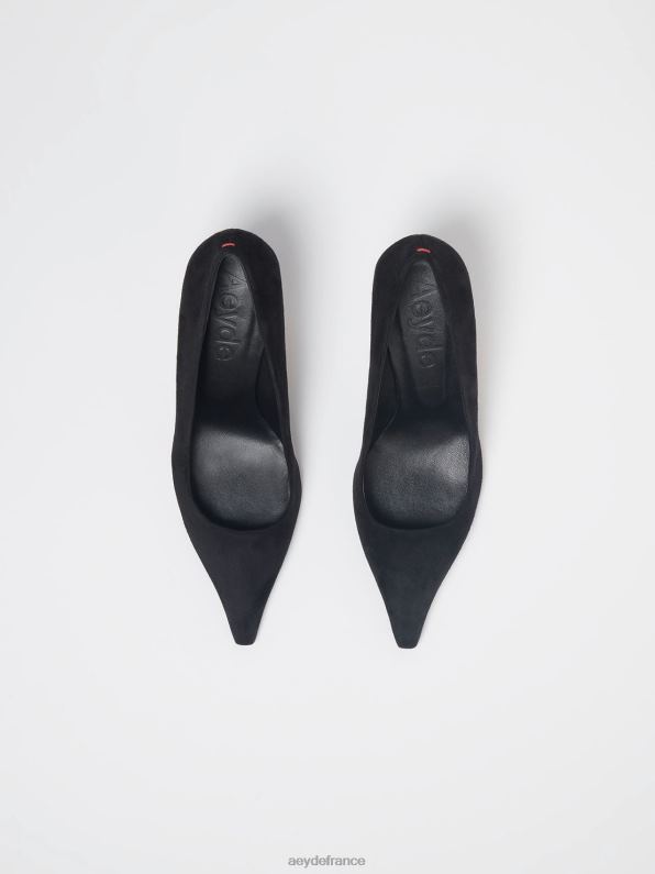 Aeyde Zandra Suède noir R4DZ2109 chaussure