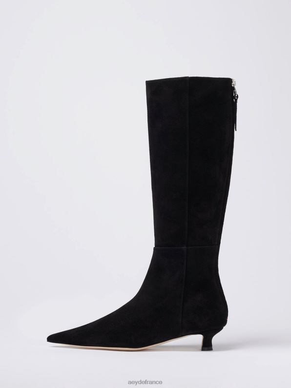 Aeyde Zazie Suède noir R4DZ266 chaussure