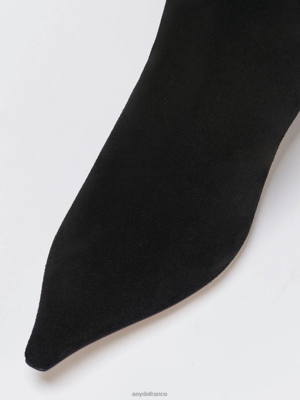 Aeyde Zazie Suède noir R4DZ266 chaussure